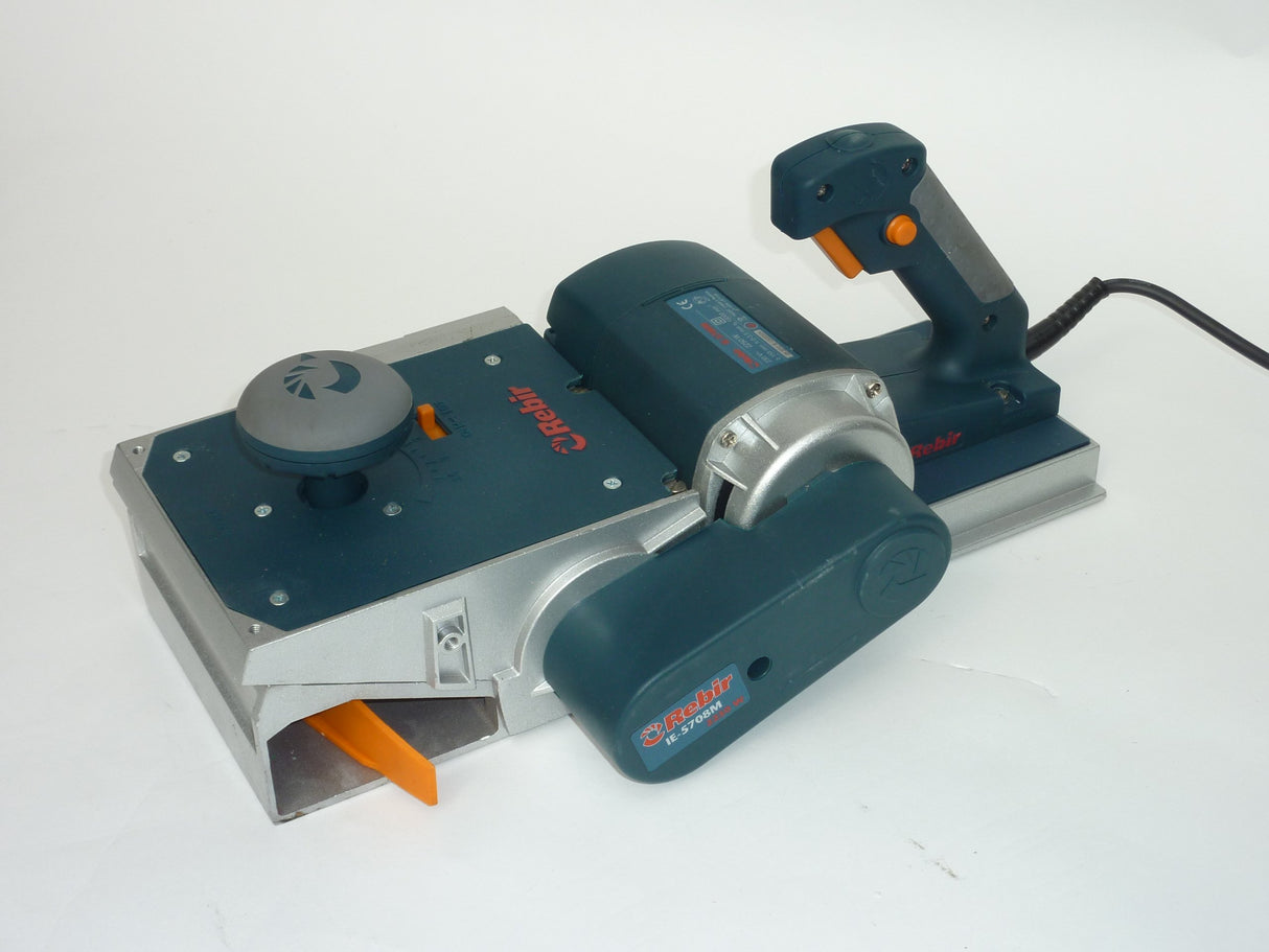 Rebir Cepillador Eléctrico 2 en 1 - Rallador - Cepillador de viga - Cepilla de carpintero 2250 W - Metal y plástico - Herramienta de Planificación Industrial
