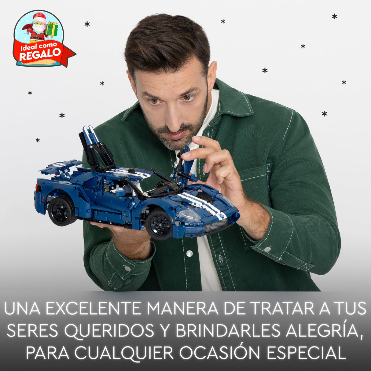 LEGO Technic Ford GT 2022, Maqueta para Construir para Adultos, Modelo de Coche a Escala 1:12, Edición Coleccionable, Réplica con Características 42154