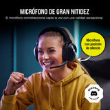 Corsair HS55 WIRELESS CORE Auriculares Ligeros para Juegos - Micrófono Omnidireccional - Transductores de Neodimio - Alcance de Hasta 15 Metros - iCUE - PC, PS5, PS4, Nintendo Switch - Carbono