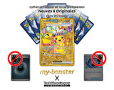 Pikachu ex 247/191 Teracristal Oro Secreta - Ultraboost X Écarlate et Violet 8 - Étincelles Déferlantes Box de 10 Cartas Pokémon Francés