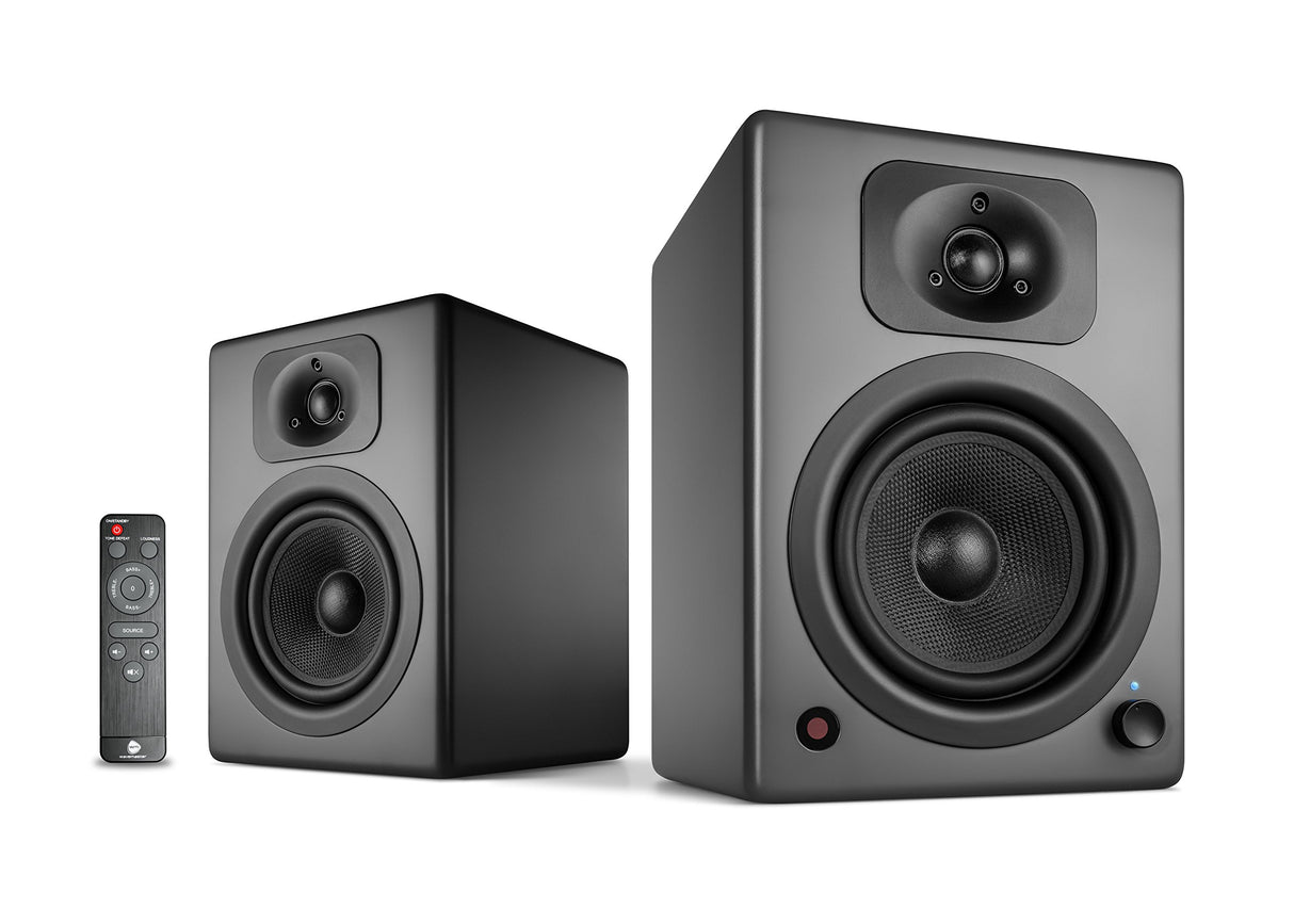 Wavemaster Two Neo - Altavoces de estantería 2.0 (60 W) con Bluetooth, color gris antracita