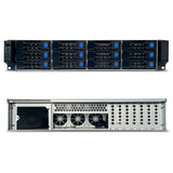 FANTEC SRC-2612X07 12Xsas&Sata sin NT Negro Plata