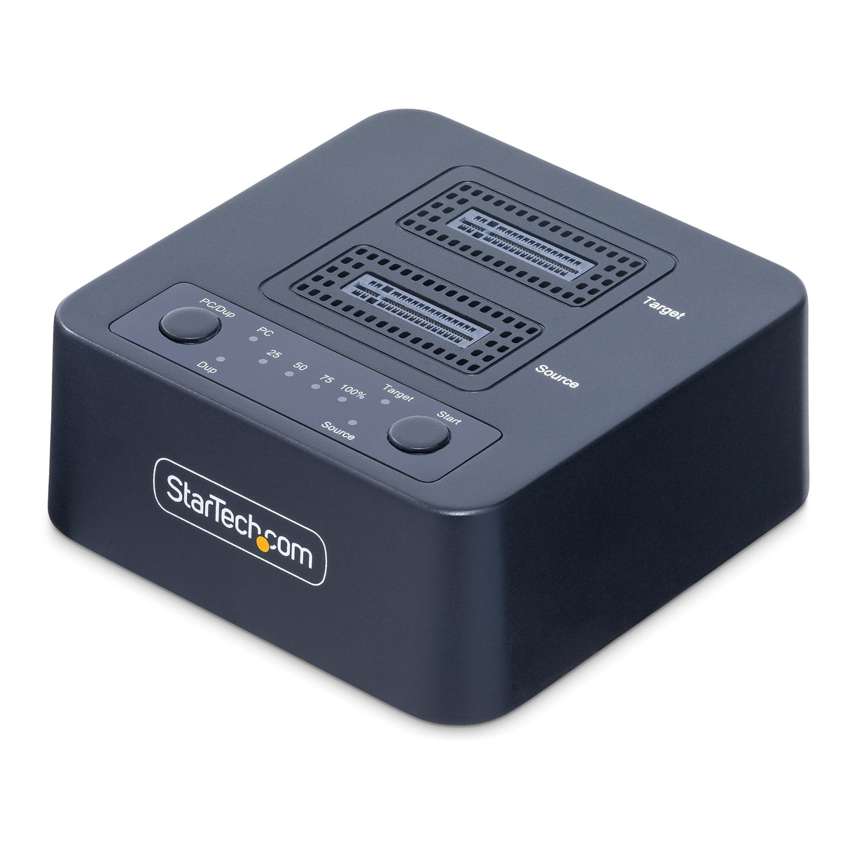 StarTech.com Dock Clonador Autónomo 1:1 de NVMe M.2-90GBpm - USB-C 3.2 de 20Gbps - Docking Station USB Tipo C de 2 Bahías