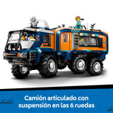 LEGO City Laboratorio Científico Móvil de los Exploradores Árticos - Camión de Juguete con Suspensión - Moto de Nieve, 5 Minifiguras y 3 Figuras de Lobos Blancos - Regalo Pra Niños de 8+ Años 60471