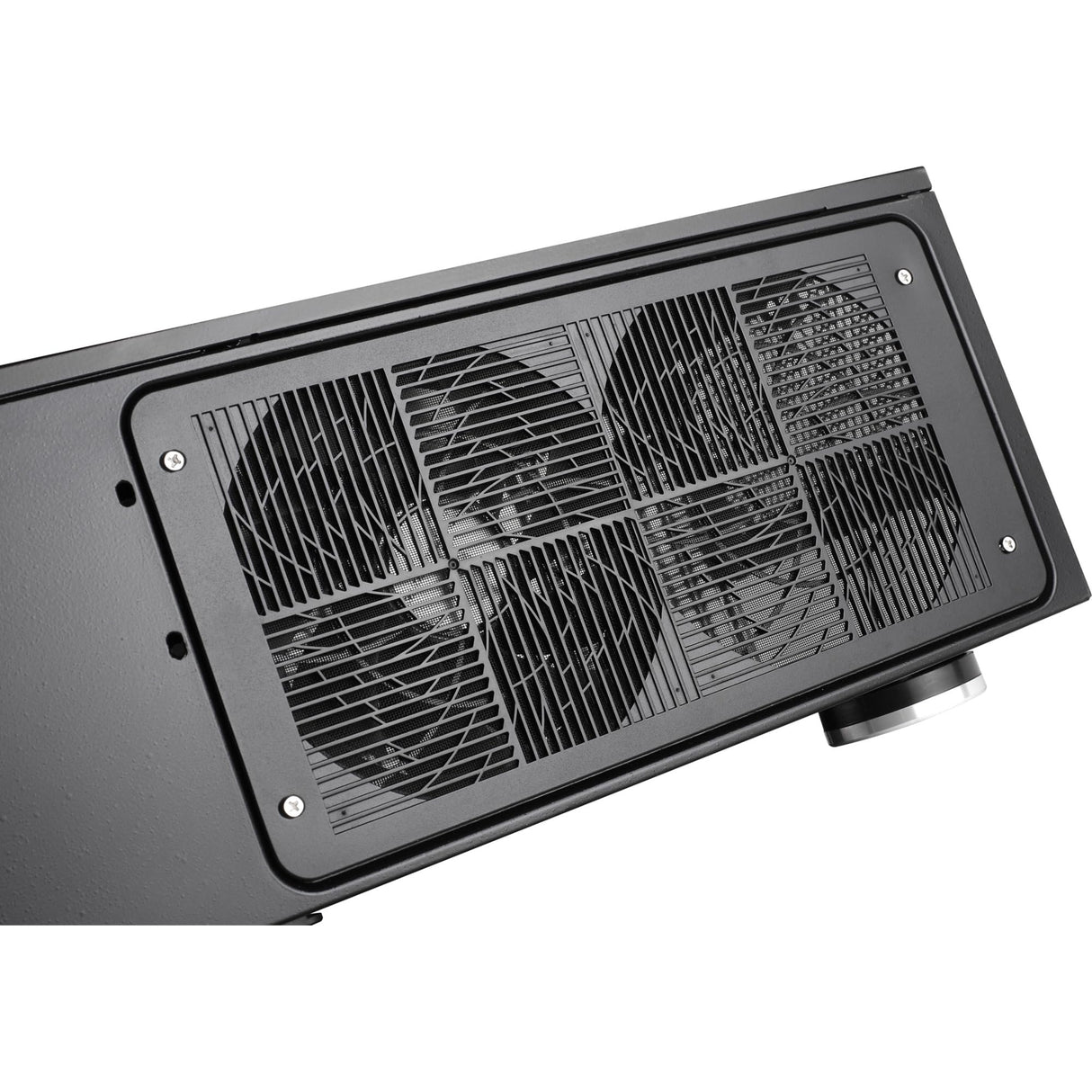 Silverstone SST-GD08B - Grandia HTPC ATX Carcasa de Ordenador, Rendimiento silencioso con Alto Flujo de Aire, Negro