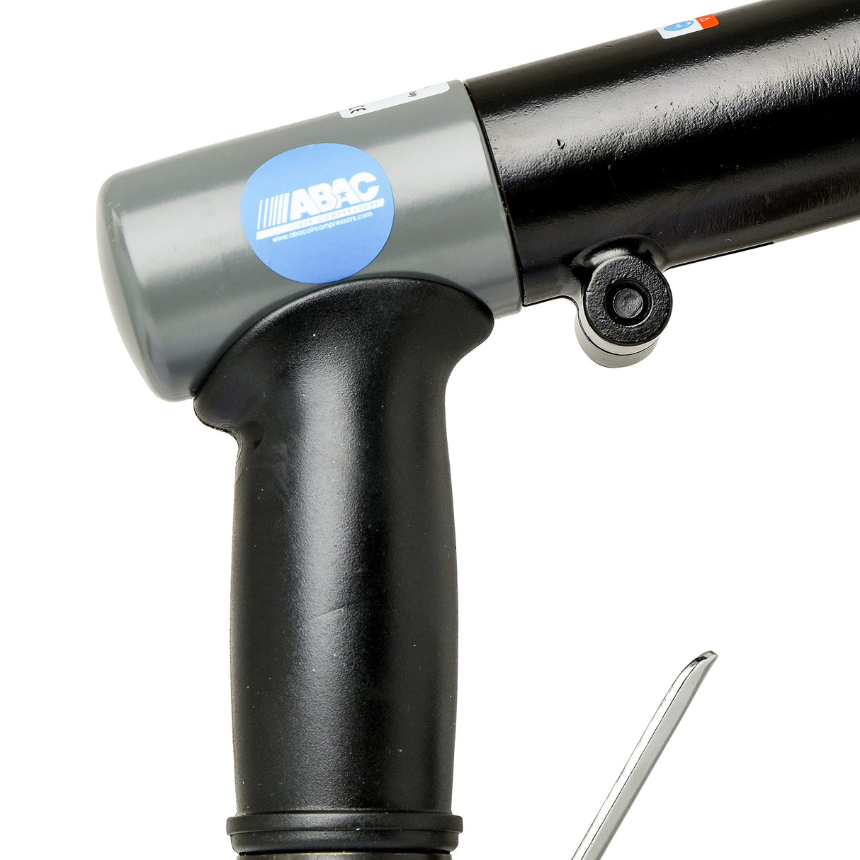 ABAC Martillo de agujas 19 PRO - Guía de agujas ajustable - Para desoxidar metal, corrosión u otros elementos adhesivos - Peso : 2,7 kg