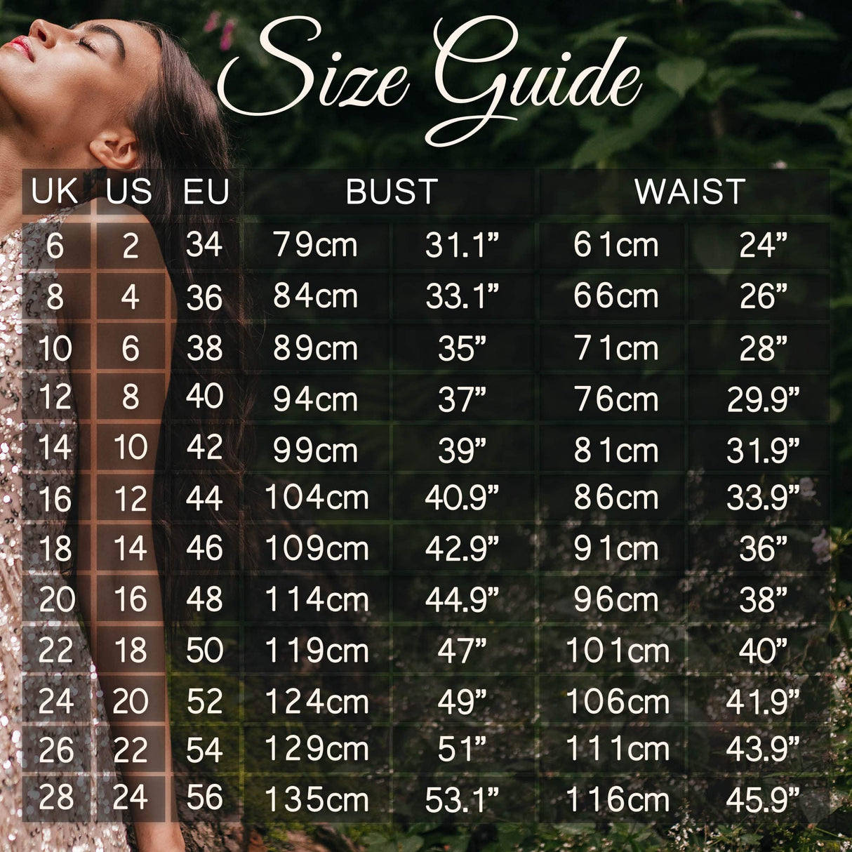 Maya Deluxe Abendkleid Pailletten Maxi Elegant für Hochzeit Vestido de la Dama de Honor De Las Mujeres, Verde, 46