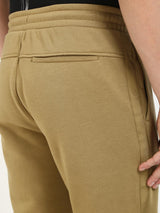 Calvin Klein Pantalón de chándal Hombre Logo Tape Pant con cordón, Verde (Gothic Olive), XS