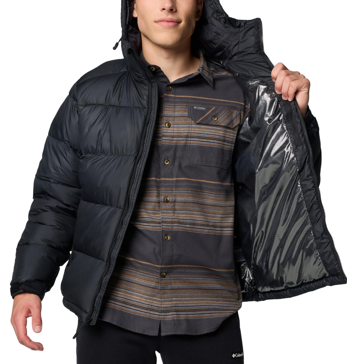 Columbia Chaqueta con Forro y Capucha para hombre, Pike Lake II