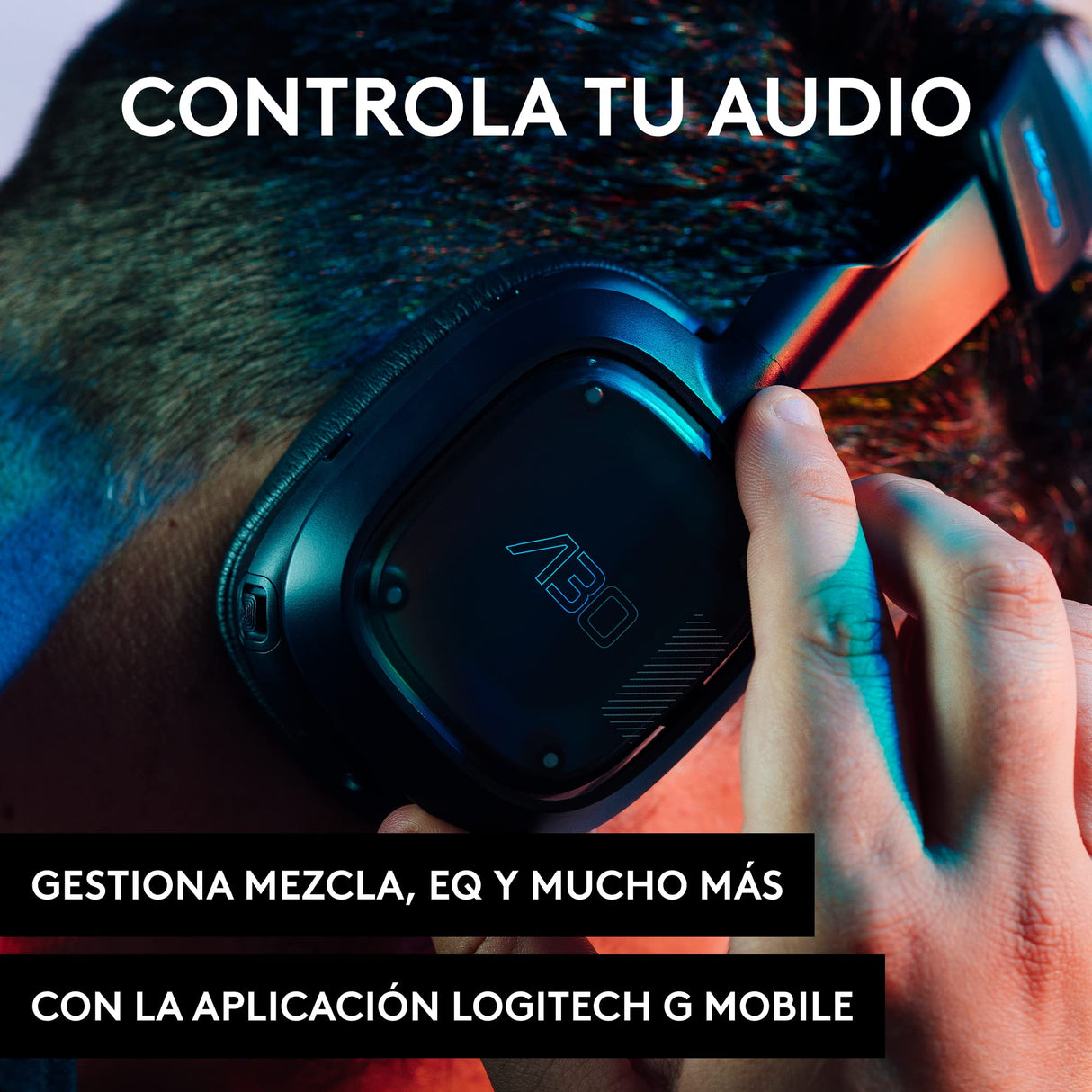 ASTRO Gaming Logitech G A30 LIGHTSPEED Auriculares inalámbricos para Bluetooth, Dolby Atmos, mic desmontable, batería 27h, carga USBC, para Xbox, PS5, PS4, NSW, PC, Android - Azul