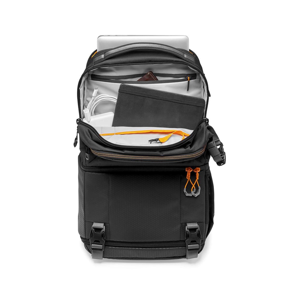 Lowepro Fastpack BP 250 AW III - Mochila para Cámara Refelx DSLR Sin Espejo, con Acceso QuickDoor, Compartimento Para Portátil de 13”, Para Cámaras Nikon D850, 300D Ripstop, Color Negro