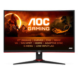 AOC Gaming C27G2E - 27 Pulgadas Gaming Monitor, 27 pulgada FHD Curvo , 165 Hz, Soporte fijo