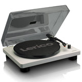 Lenco LS-50 Giradiscos con puerto USB, en carcasa de madera con altavoces integrados y amplificador integrado, 2 x 3 vatios