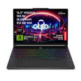 Lenovo Legion 5 Gen 11 - Portátil Gaming IA 15.3" OLED (AMD Ryzen 7 250, NVIDIA GeForce RTX 5050, 165Hz, 16GB RAM, 512GB SSD, Wi-Fi7, Sin Sistema Operativo) QWERTY Retroiluminación RGB, Español-Negro