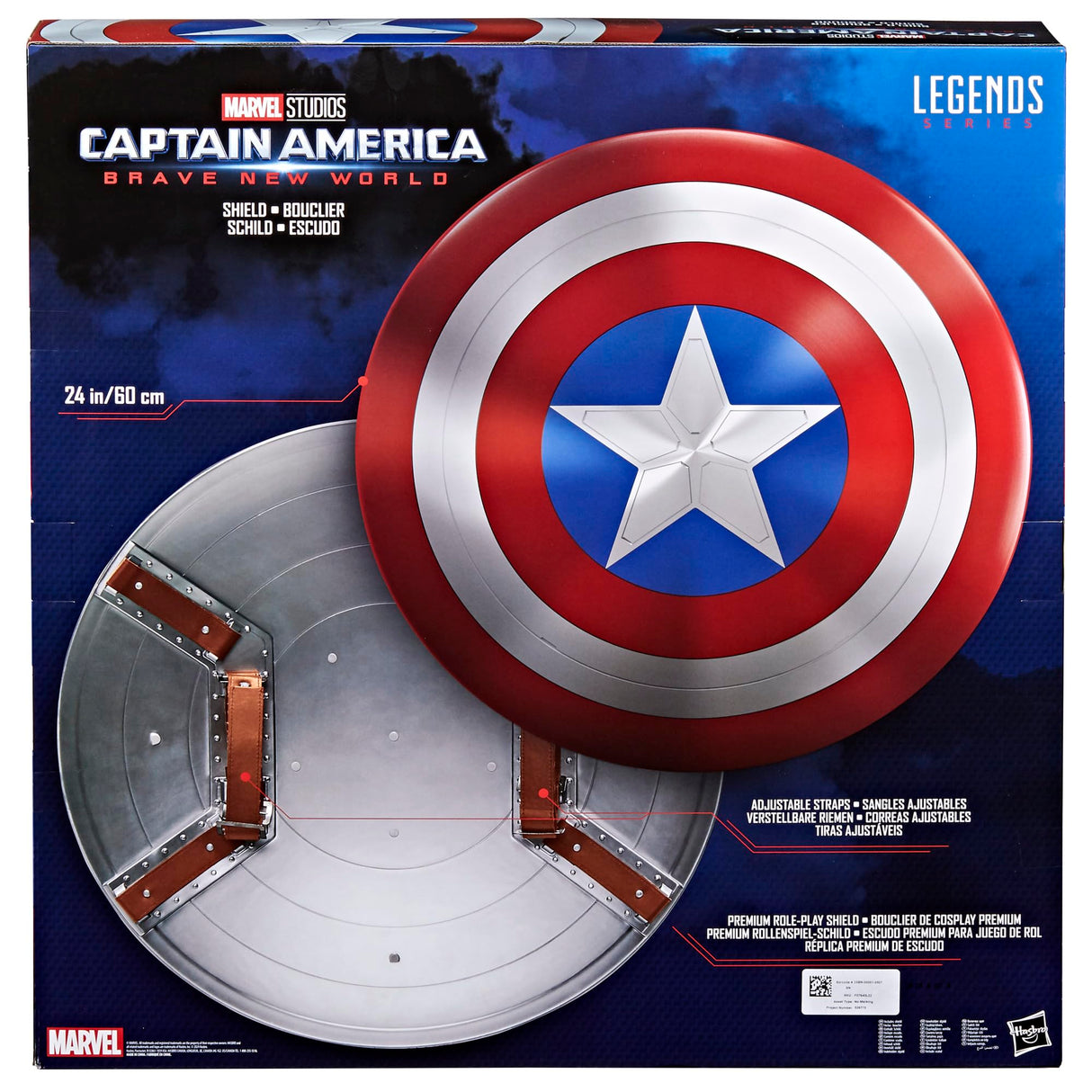 Marvel Legends Series - Escudo del capitán América - artículo de Adultos para Juego de rol