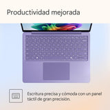 Microsoft Surface Laptop | Copilot+ PC | Pantalla táctil LCD 13'' | Snapdragon X Plus | 16GB RAM | Almacenamiento de 512GB | Último Modelo | Violeta