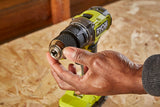 RYOBI ONE+ 18V Taladro percutor sin escobillas – 54 Nm, mandril 13 mm, 2 velocidades (0–450/0–1.700 rpm), 24 posiciones de par – Incluye baterías 2,0 Ah + 4,0 Ah y cargador