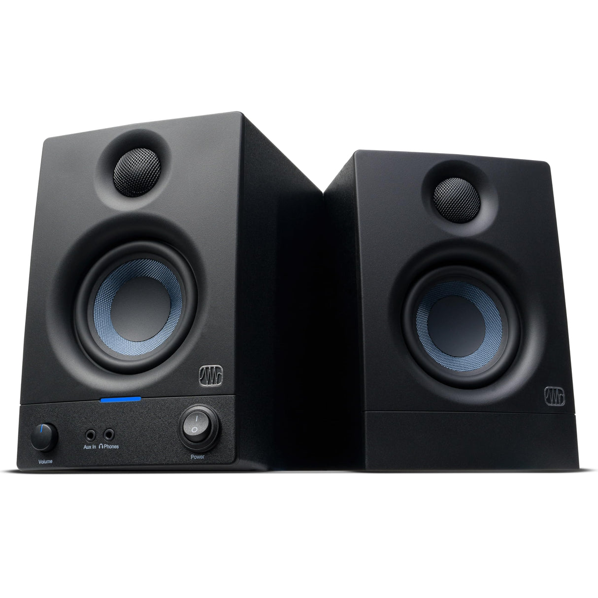 PreSonus Eris 3.5 Gen 2, Altavoces Activos de Escritorio 3.5" para Multimedia, Juegos, Producción Musical de Calidad Estudio, Potencia 50 W