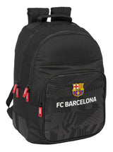 Safta F.C. BARCELONA BLACK - Mochila Escolar Infantil, Ideal para Niños de Diferentes Edades, Cómoda y Versátil, Calidad y Resistencia, 32x15x42 cm, Color Negro