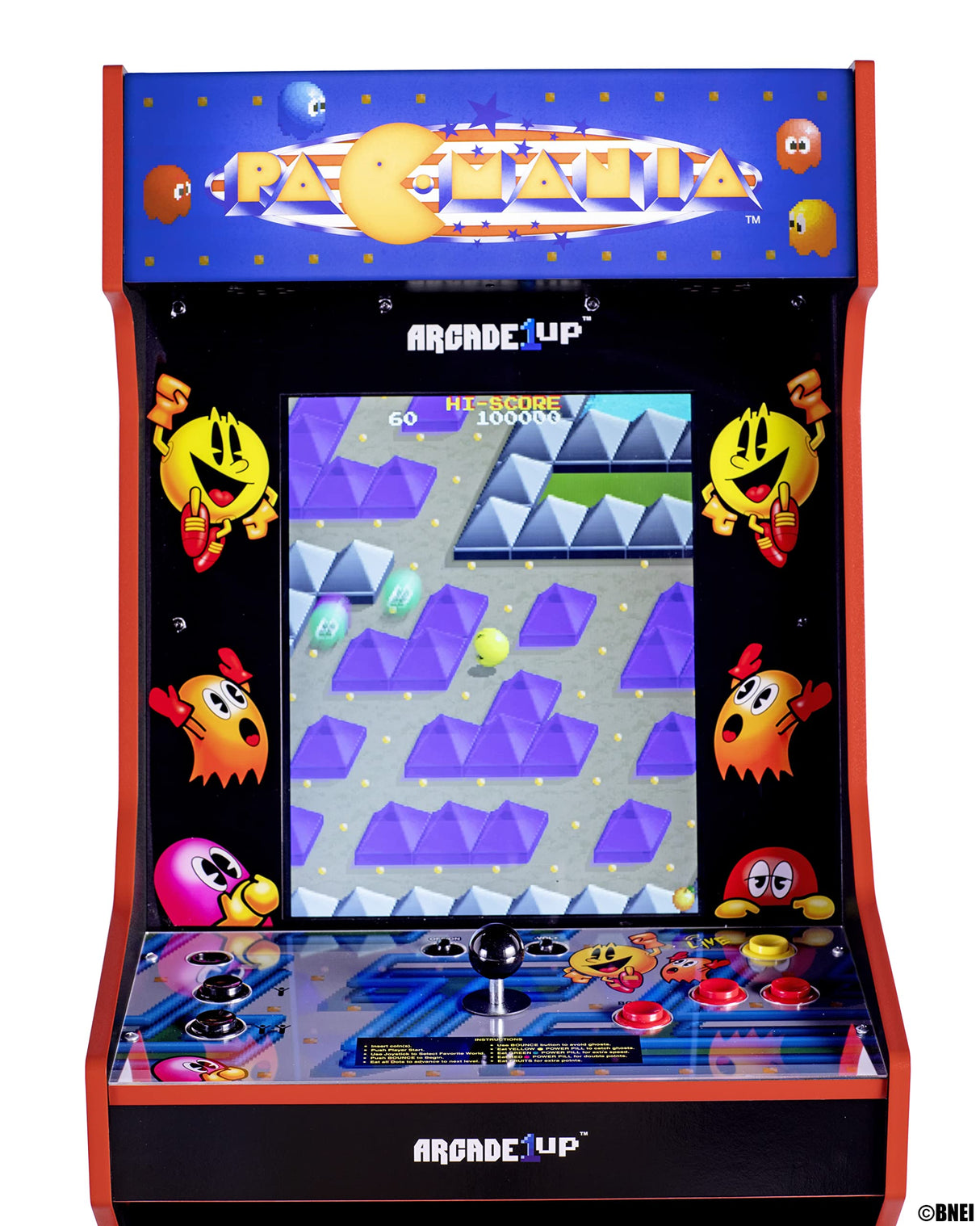 Arcade1UP PAC-MANIA EDITION LEGACY 14 GAMES Wifi ENABLED ARCADE MACHINE