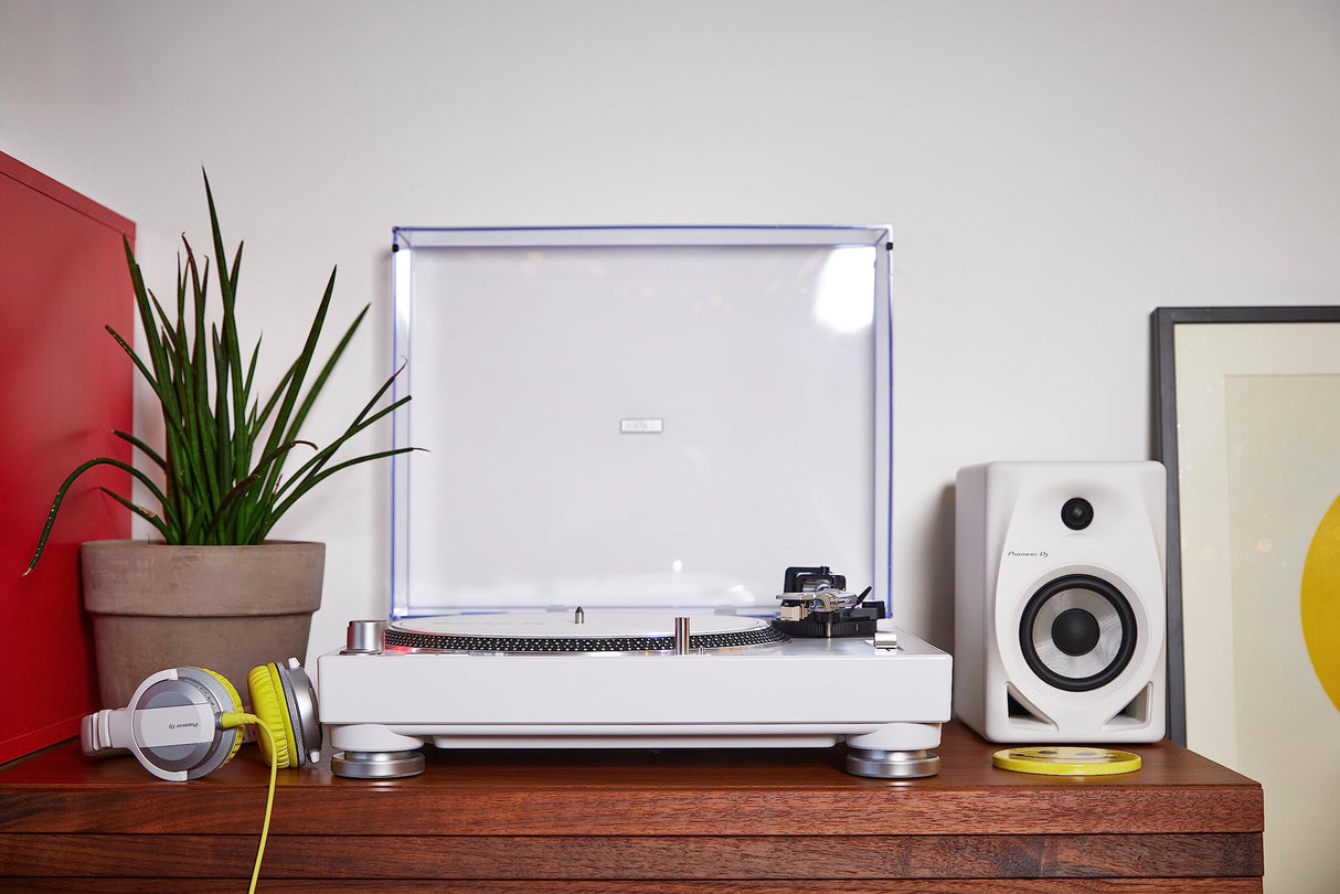 Pioneer DJ ® DM-40D-W Sistema Monitor de escritorio, Blanco, Cableado, Altavoz de 4''