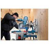 Bosch Professional GCM 12 GDL - Ingletadora telescópica (2000 W, Ø disco 305 mm, Soft Start, brazo deslizante, láser doble)