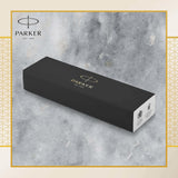 PARKER IM, pluma estilográfica de color plateado cálido Premium, con plumín fino y recambio de tinta azul (1931684)