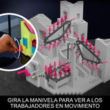 MEGA Squid Game La escalera Figura de acción, juego de construcción con 1707 Piezas, figura articulada con movimiento, para coleccionistas, HYL45