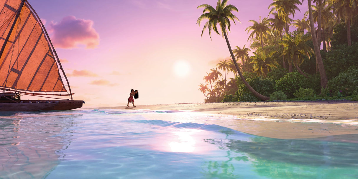 Komar WTD - Papel pintado fotográfico para habitación infantil (500 x 250 cm), diseño de Moana 2 Ocean Spirit de Disney