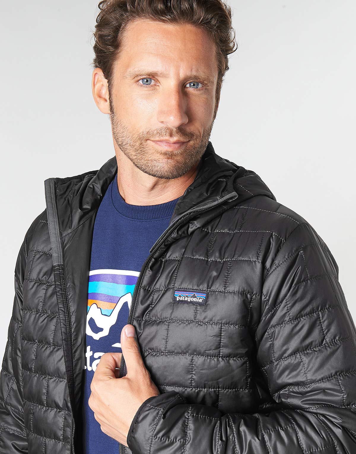 PATAGONIA M's Nano Puff Hoody Chaqueta, Hombre, Negro, s
