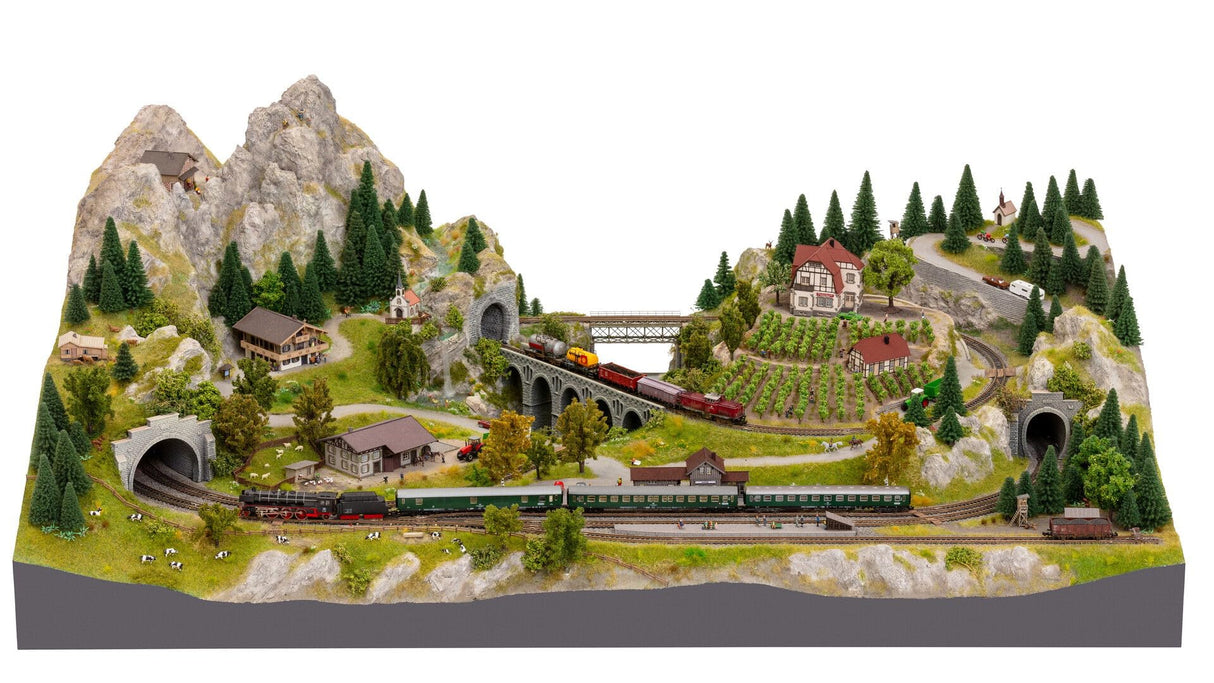 NOCH- Easy-Track Mittelberg - Kit de construcción, Multicolor, L (53700)