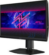 MSI MPG 242R X60N de 24 Pulgadas Monitor Gaming FHD, 1920 x 1080 TN rápido, 600 Hz, 0,1 ms, DisplayHDR 400, AMD FreeSync, inclinación, Altura Ajustable,Soporte Vesa, Negro