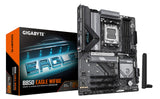GIGABYTE B850 Eagle WIFI6E Placa Base - Procesadores AMD Ryzen Serie 9000, VRM Digital de 8+2+2 Fases, hasta 8200MHz DDR5 (OC), 1xPCIe 5.0 + 2xPCIe 4.0 M.2, LAN GbE, WiFi 6E, USB 3.2 Gen 2