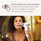 Philips Lumea serie 8000, dispositivo de depilación IPL, alternativa de depilación láser, tecnología SenseIQ, 4 accesorios para el cuerpo, lápiz recortador compacto satén, BRI949/00