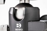 Benro GX25 Two Series Arca-Swiss Style - Cabezal esférico de Aluminio de Perfil bajo con Placa de cámara PU56 (GX25)