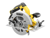 DEWALT DCS570NT-XJ - Sierra Circular 18V, diámetro de hoja 184mm, Profundidad de corte 65mm, Capacidad de biselado 57 °, Motor sin Escobillas, Maletín TSTAK VI Incluido