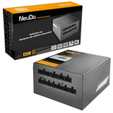 Muchen Fuente de Alimentación 850W, Certificado 80 Plus Gold, Ventilador 120mm Ultra silencioso