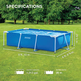 Intex 28272NP Small Frame - Piscina Desmontable, 300 x 200 x 75 cm, 3.834 litros, Color Azul