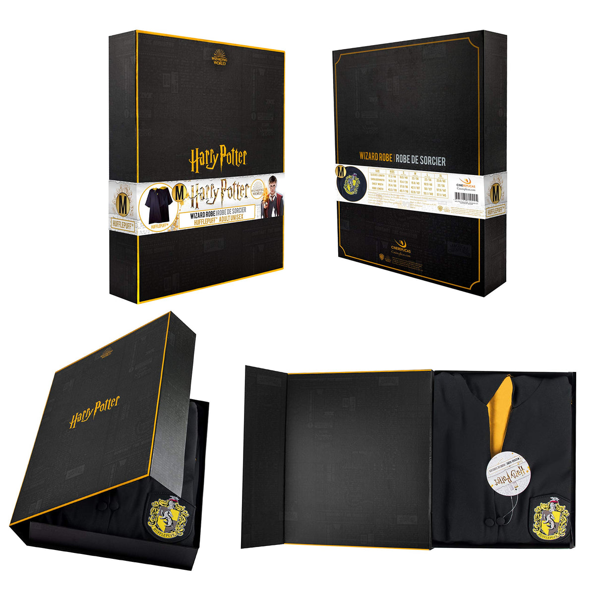 Cinereplicas Harry Potter - Capa Hufflepuff - M - Licencia Oficial
