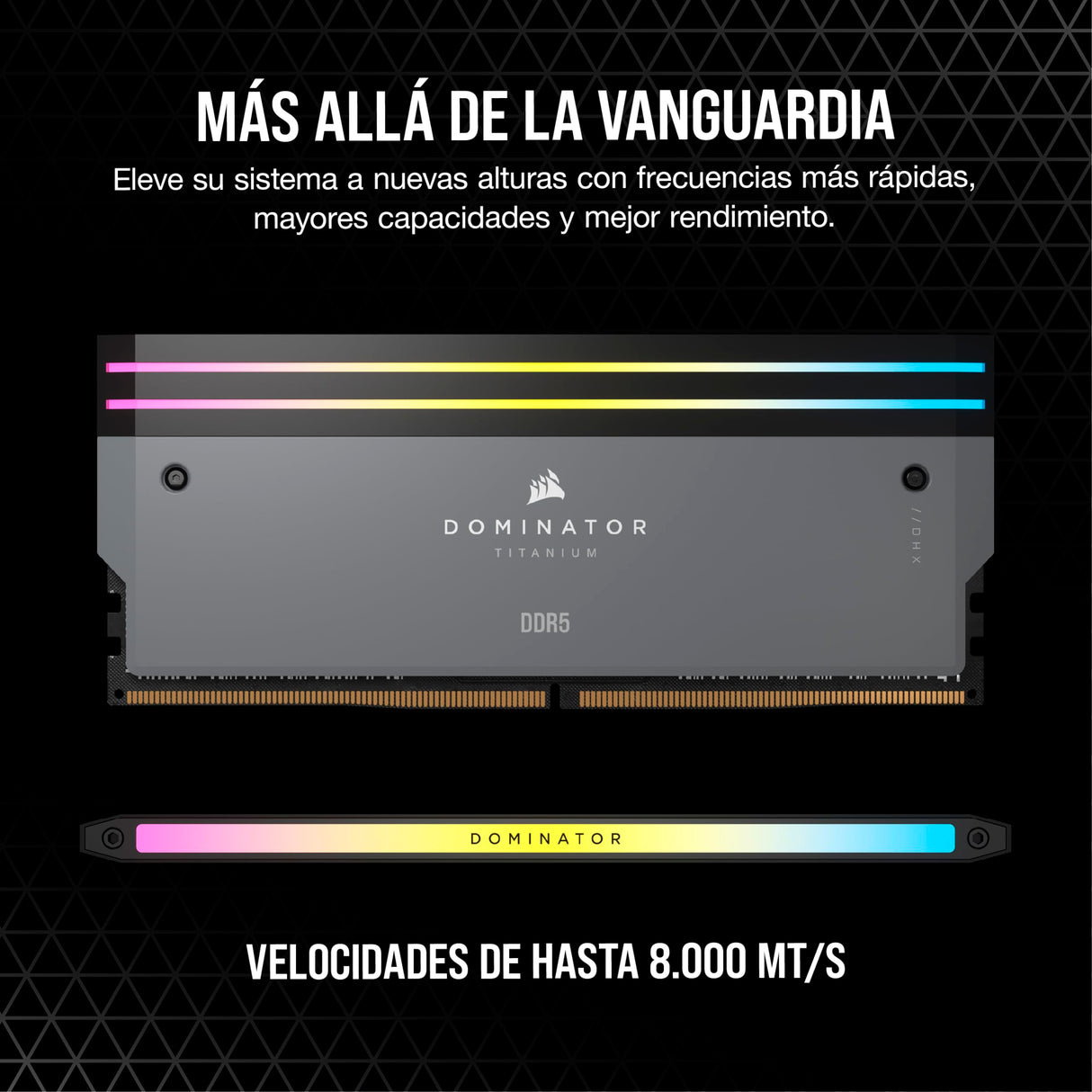 CORSAIR Dominator Titanium RGB DDR5 RAM 32GB (2x16GB) DDR5 hasta 6000MHz CL30 AMD Expo Intel XMP 3.0 Memoria de Ordenador de Sobremesa – Gris (CMP32GX5M2B6000Z30)