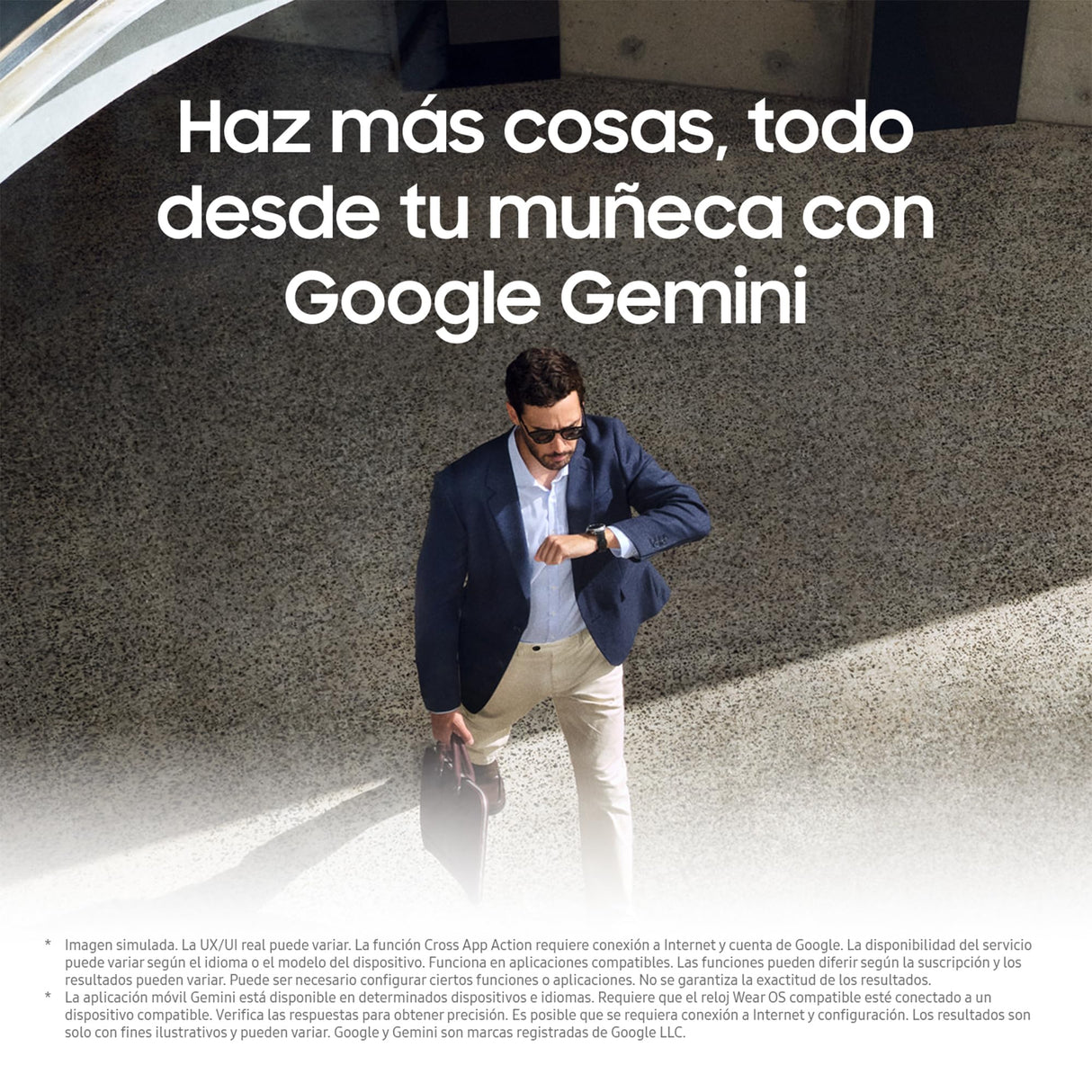 Samsung Galaxy Watch8 Classic 46mm, LTE, Correa Híbrida, Smartwatch con Diseño con Bisel Giratorio, Garantía 3 Años + 1 año Extra, Blanco (Versión Española)