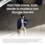 Samsung Galaxy Watch8 Classic 46mm, LTE, Correa Híbrida, Smartwatch con Diseño con Bisel Giratorio, Garantía 3 Años + 1 año Extra, Blanco (Versión Española)