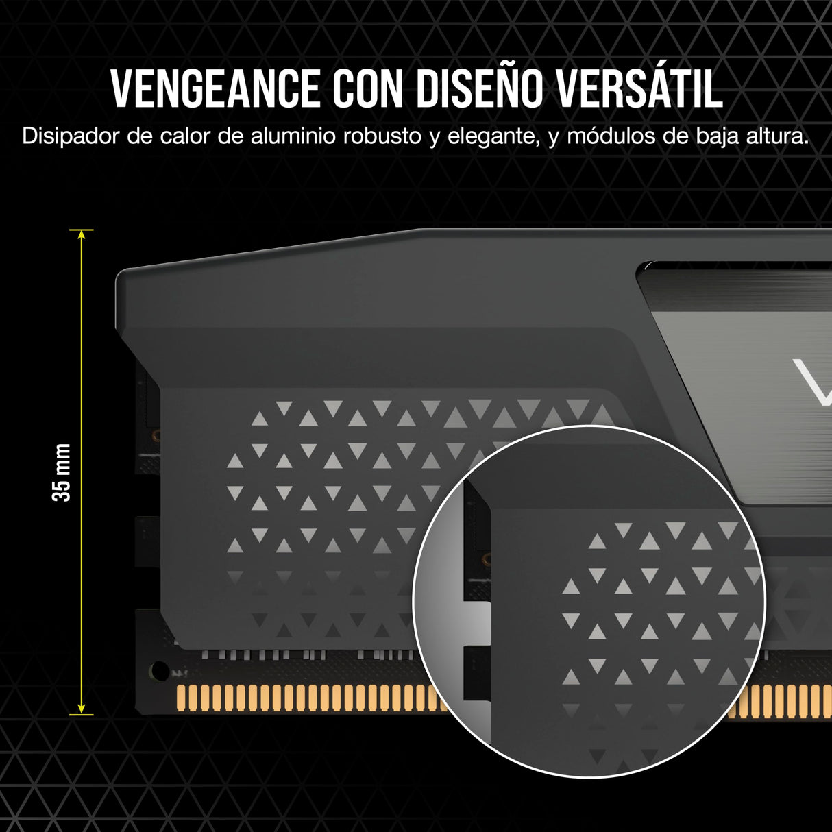 CORSAIR Vengeance DDR5 RAM 32GB (2x16GB) 6000MHz CL30-36-36-76 1.40V AMD Expo Intel XMP 3.0 Memoria de Ordenador de Sobremesa – Gris (CMK32GX5M2Z6000Z30)