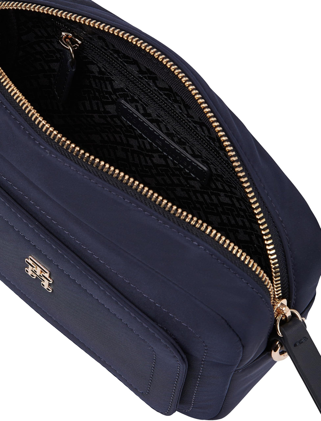 Tommy Hilfiger Bolso bandolera Mujer Spring Camera Bag con cadena, Azul (Space Blue), Talla Única
