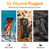 DOOGEE S96 Pro Teléfono Móvil Resistente 4G,IP68 Smartphone Impermeable【8GB RAM+128GB ROM】con NFC,Batería 6350mAh,Carga Inalambrica,Rápida 24W,Cuatro Cámara 48MP,Pantalla 6.22”,Android 10