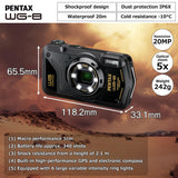 PENTAX WG-8 Digitalcamera Black