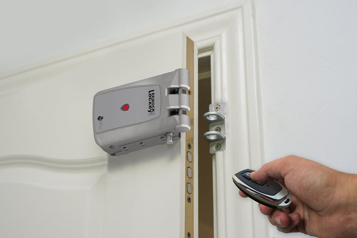 REMOCK RLP4S Cerradura de Seguridad Invisible con 4 mandos, 3 W, 3 V, Plata