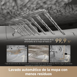 Dreame X50 Ultra Complete Robot Aspirador y Fregasuelos, 20000Pa Succión, Overcoming Obstacles hasta 6 CM, Control de Radar Elevado y Bajado, Limpieza a Fondo de Esquina a Borde, App Control, Blanco
