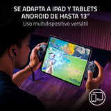 Razer Kishi V3 Pro XL - Mando gaming USB C para tablets de tamaño completo - iPads y tabletas Android de hasta 13" - Plug-and-Play - sticks analógicos (12 botones - háptica Sensa HD) Negro