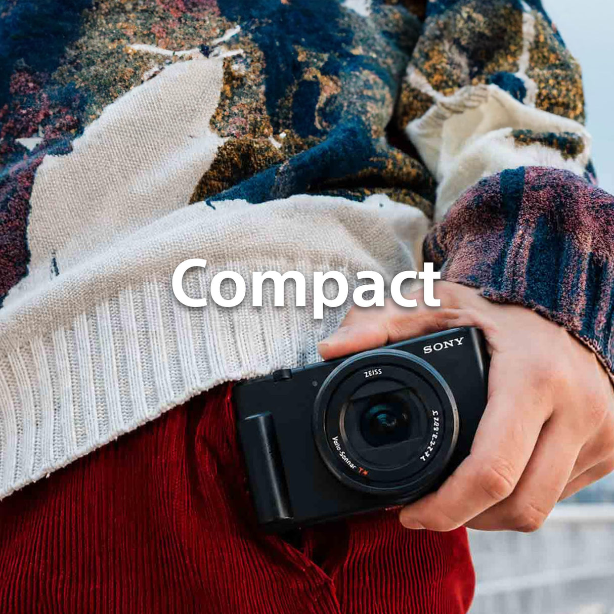 Sony ZV-1 II - Cámara híbrida compacta para fotografías HR y vídeo 4K